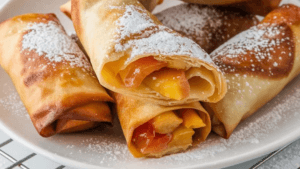 Ingredients Peach Cobbler Egg Rolls 