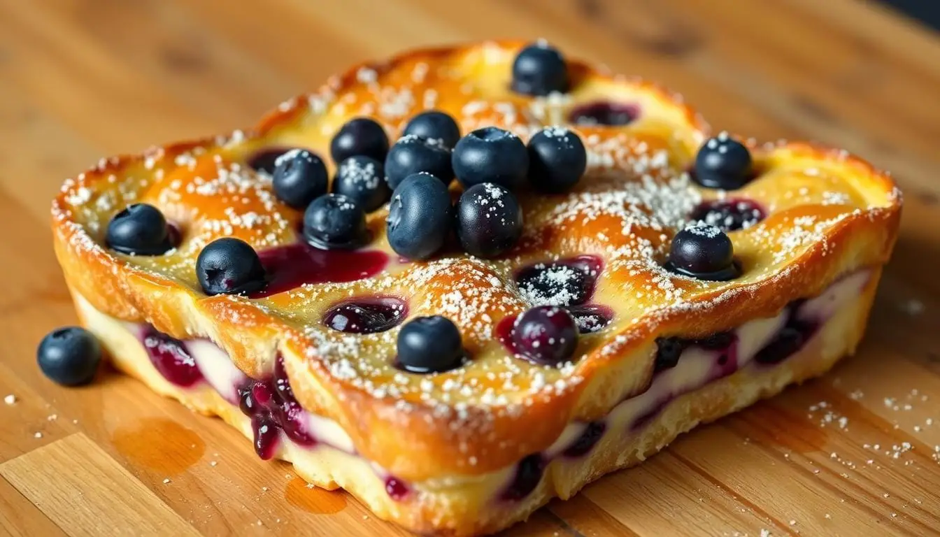 Blueberry French Toast Casserole