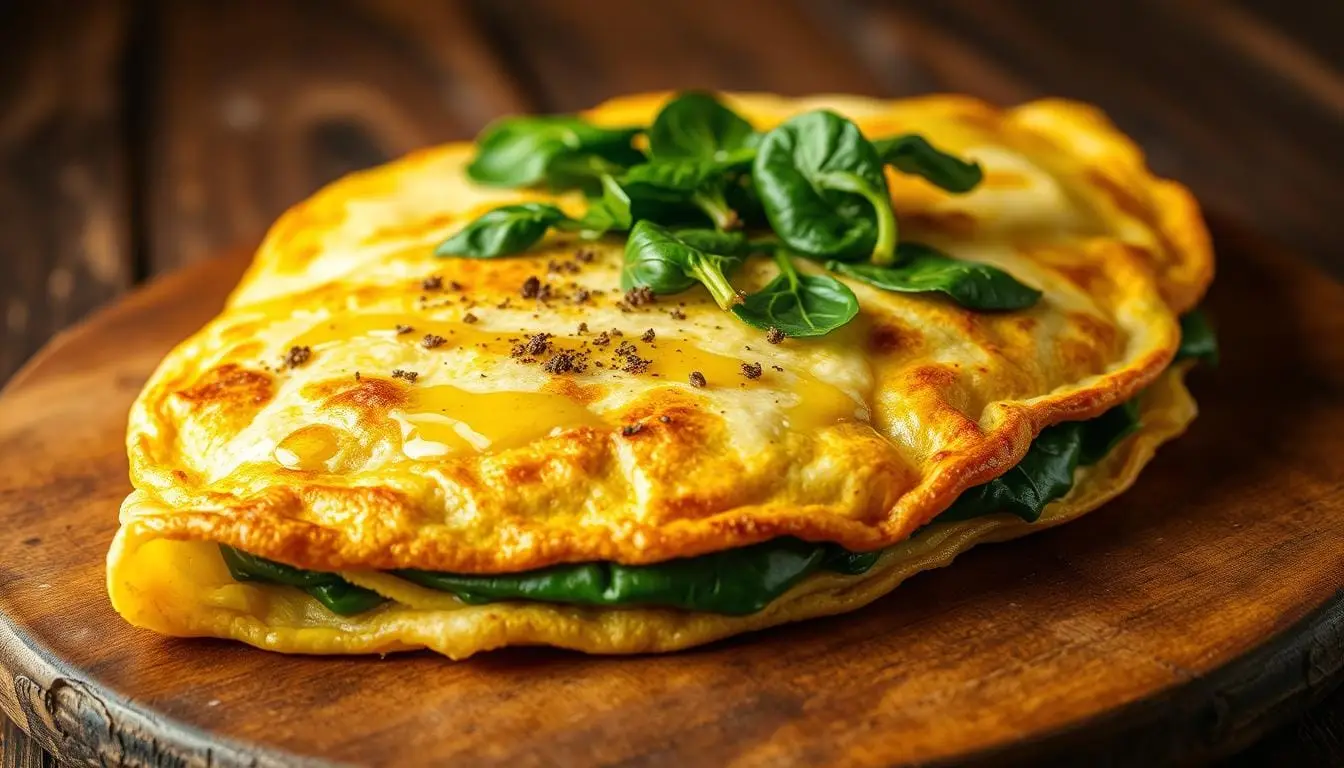 Spinach Omelette Recipe
