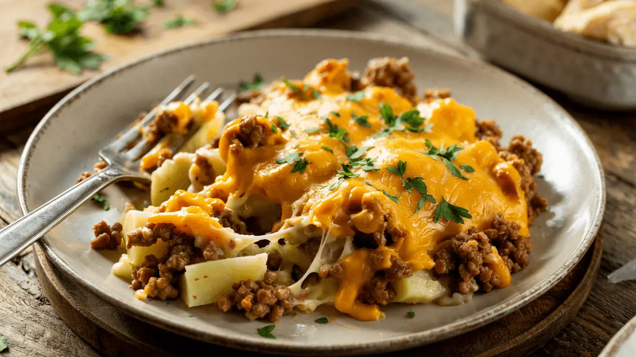 hamburger potato casserole