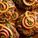hamburger steaks with onion gravy