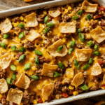 walking taco casserole