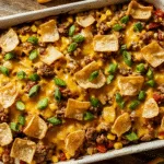 walking taco casserole