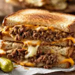 sloppy joe grilled cheese