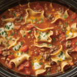 Slow Cooker Lasagna Soup