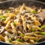 Philly Cheesesteak Pasta