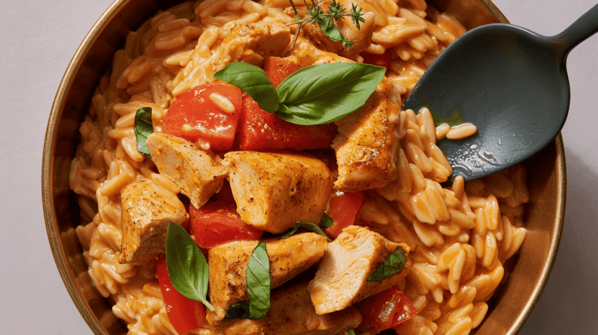 cajun chicken orzo
