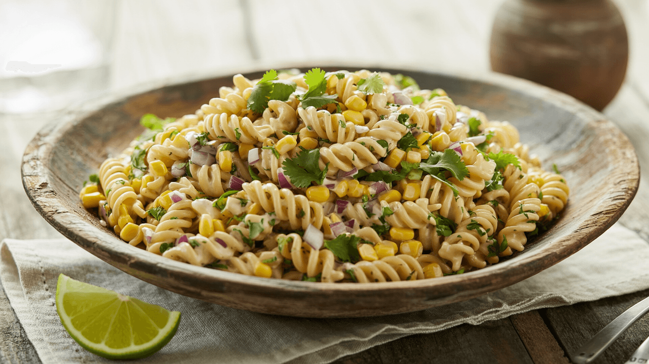 mexican street corn pasta salad