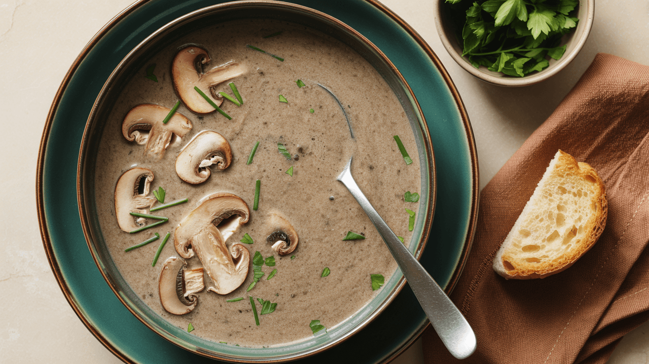 vegan cream of mushroom soup