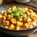 pineapple chicken and rice