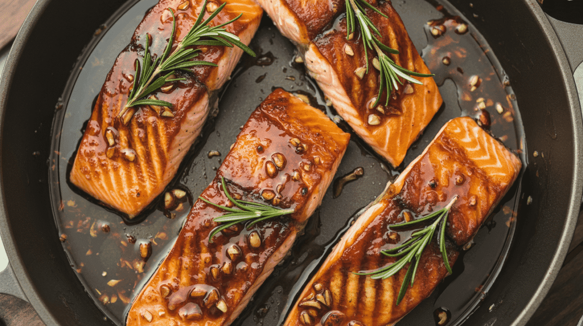 honey glazed salmon