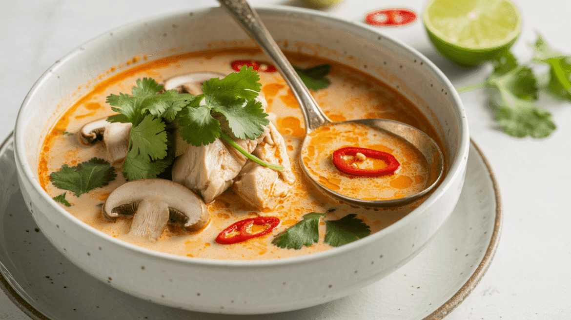 Coconut Curry Chicken Soup