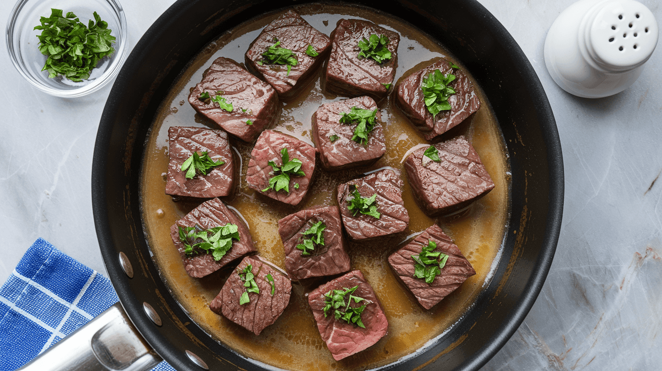 garlic butter steak bites