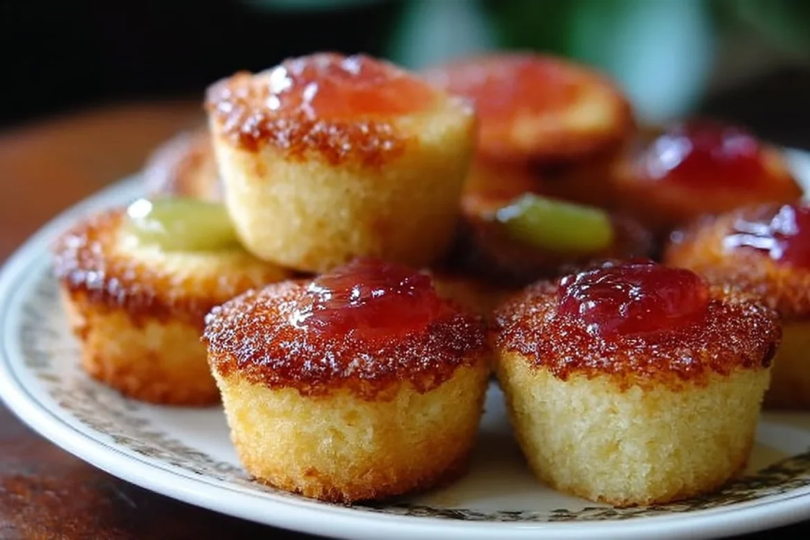 Delicious Hawaiian Mini Guava Cakes on a plate, showcasing tropical flavors