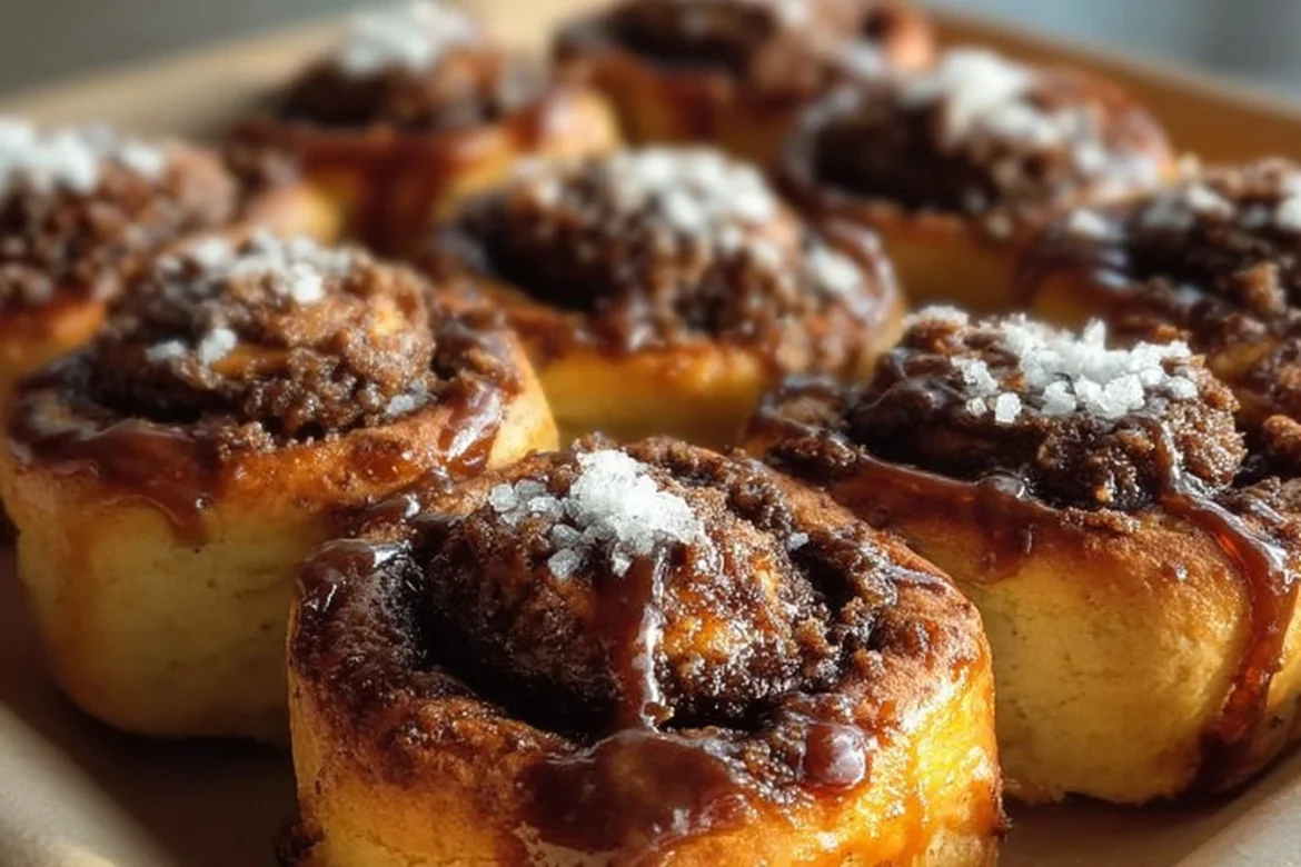 Delicious super soft chocolate espresso rolls topped with chocolate glaze.