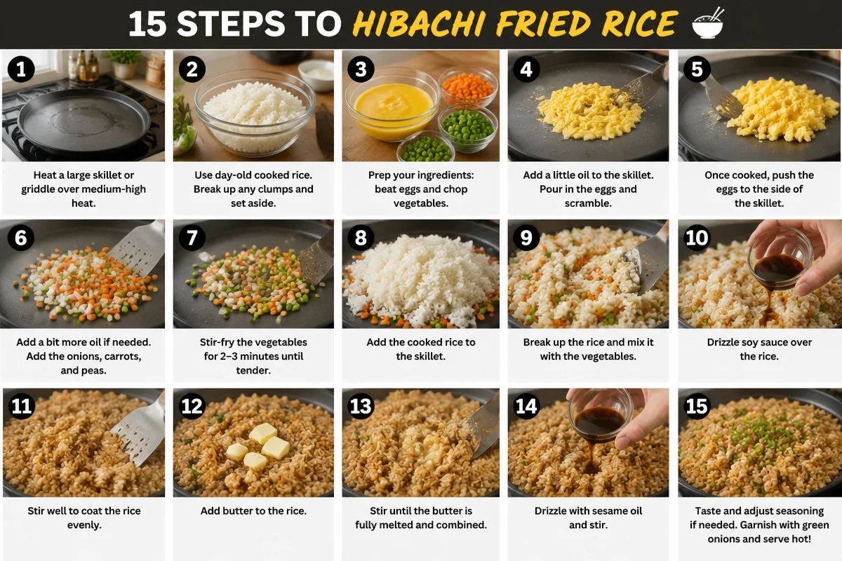 Delicious Hibachi Fried Rice Recipe You Can Make at Home