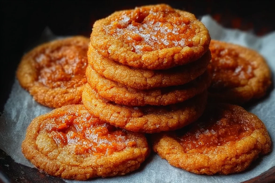 Delicious Gochujang Caramel Cookies with a spicy twist