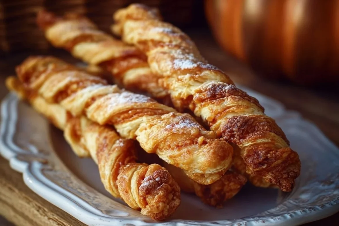 Delicious pumpkin pie twists ready for fall celebrations