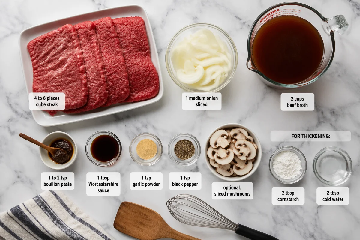 Savory Cube Steak Crock Pot Recipe for Easy Weeknight Dinners