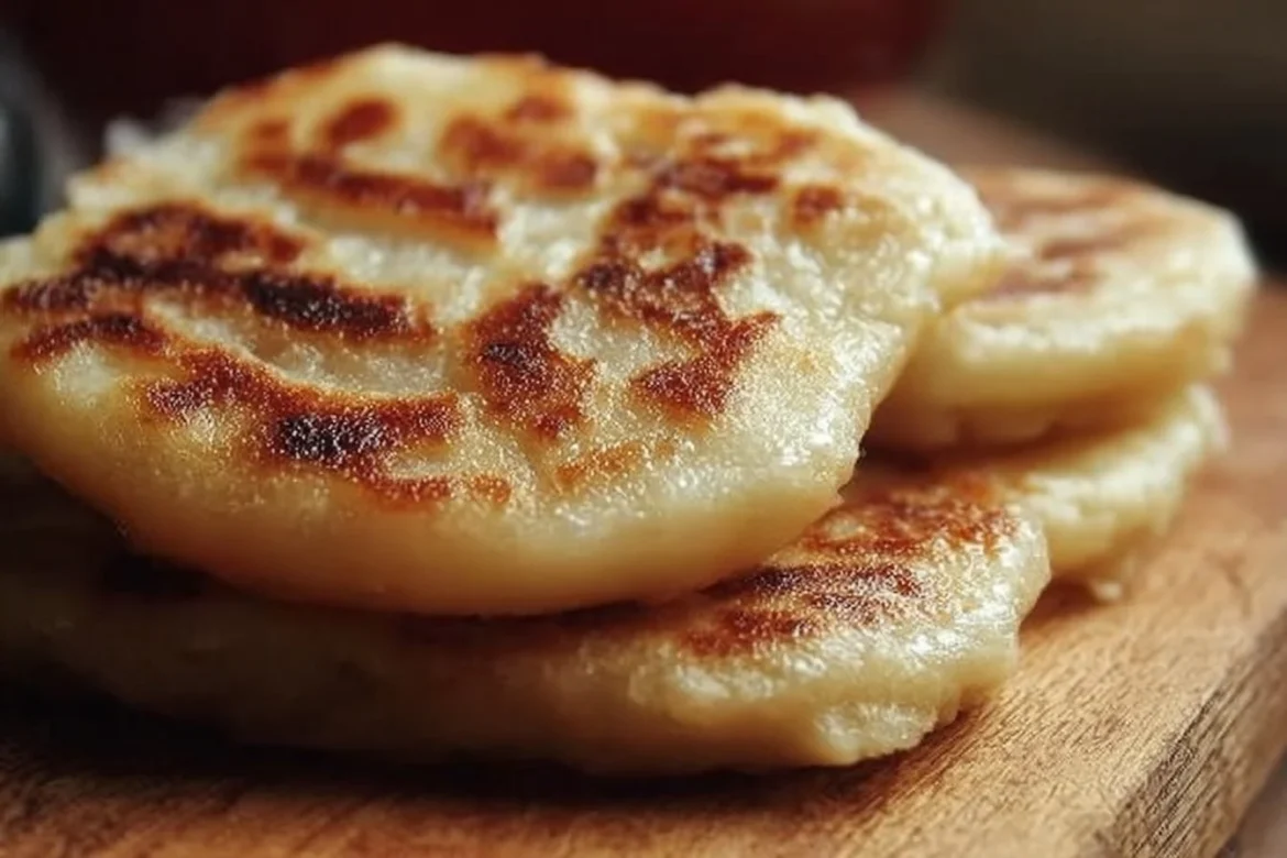 Authentic Irish Potato Farls served on a plate with butter