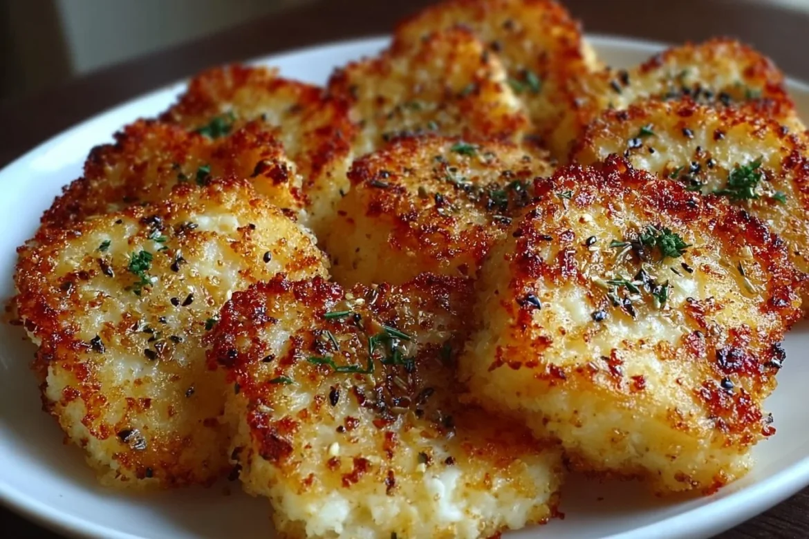 Cottage cheese parmesan bites - a healthy, protein-packed snack