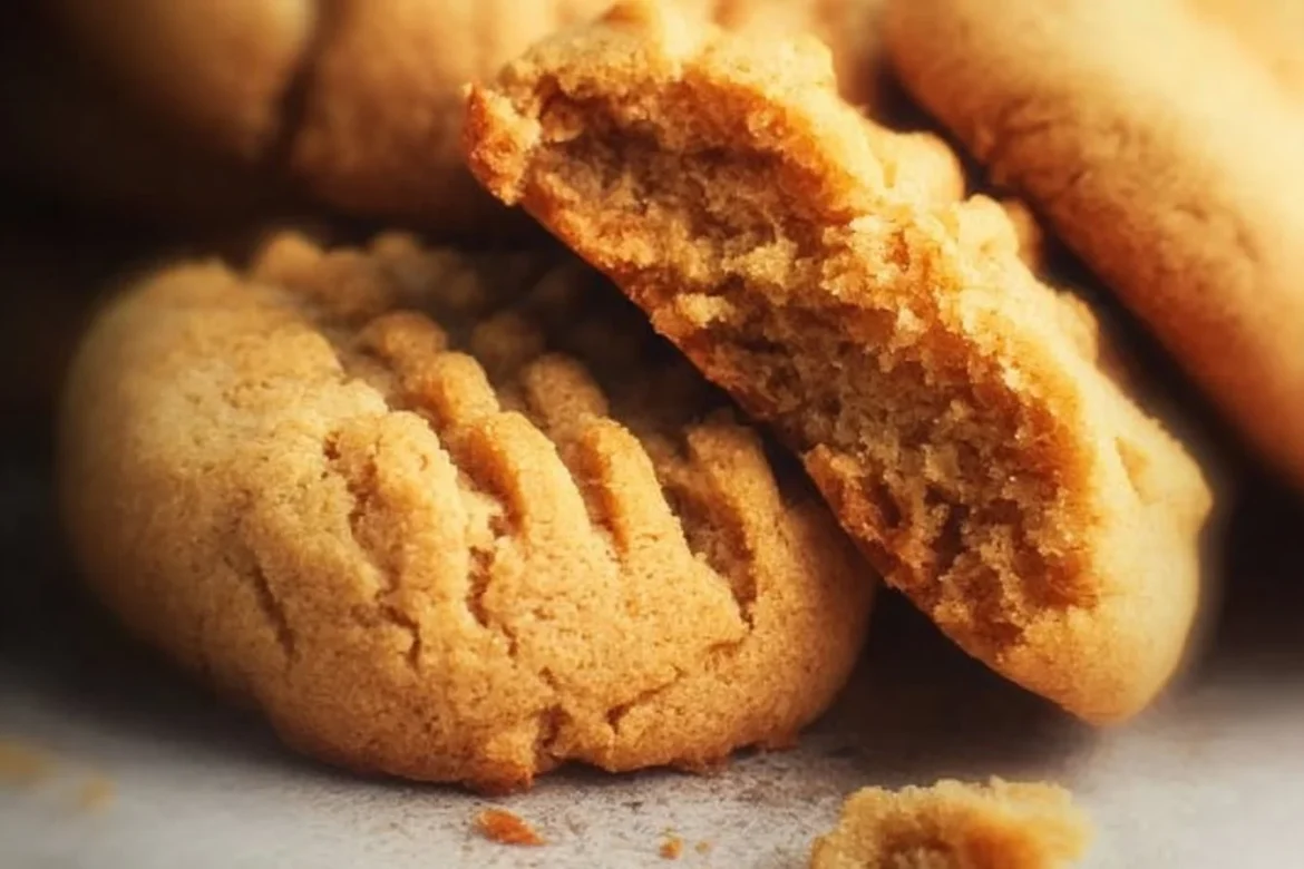Delicious soft peanut butter cookies with a rich, chewy texture.