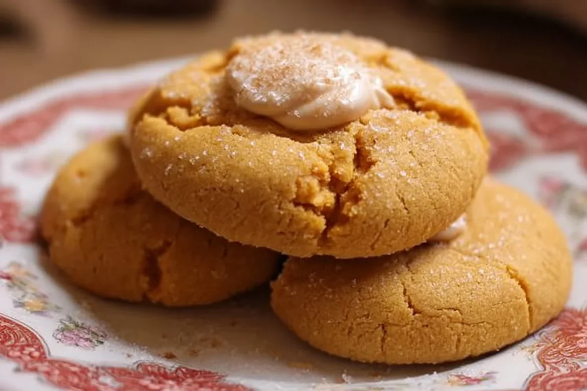 Delicious Crumbl Pumpkin Pie Cookies with autumn spices and creamy frosting