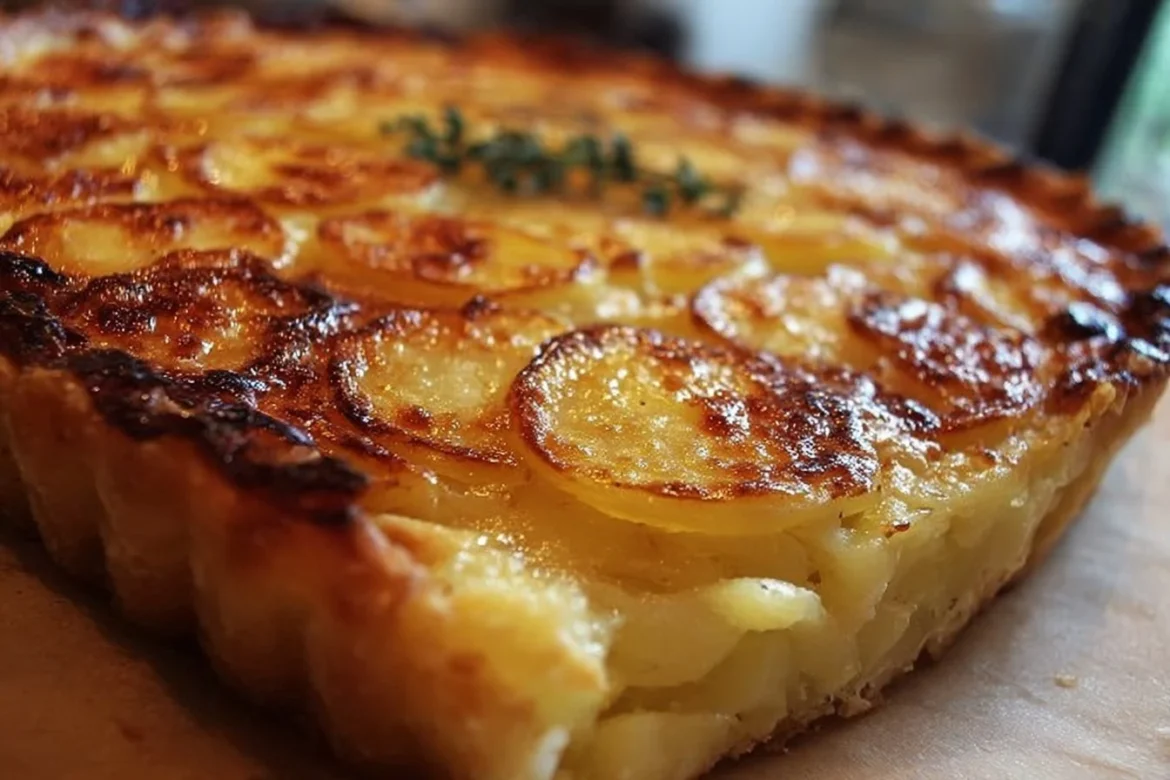 Delicious Irish Potato Pie: a traditional Irish dish made with creamy potatoes.