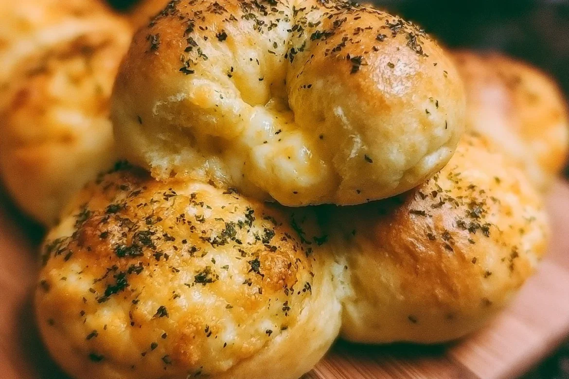 Easy Cheese Bomb Bread with gooey cheese filling