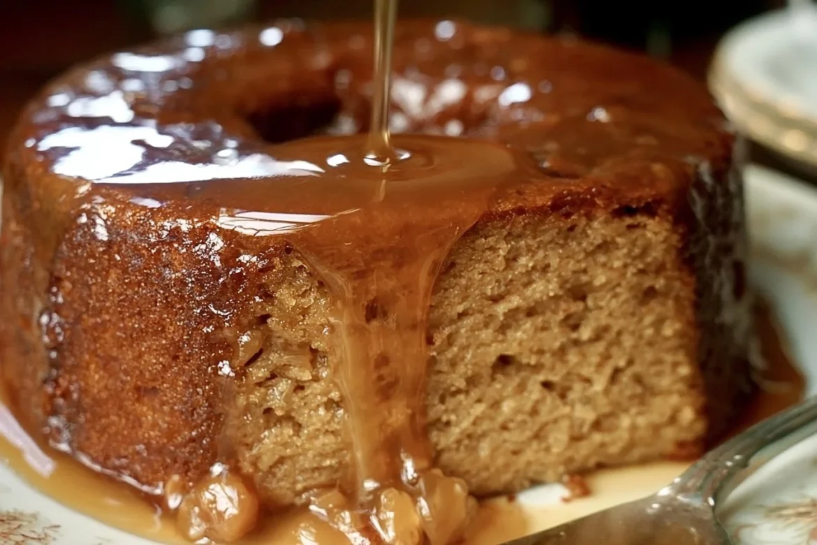 Delicious Scripture Cake topped with Burnt Jeremiah Syrup