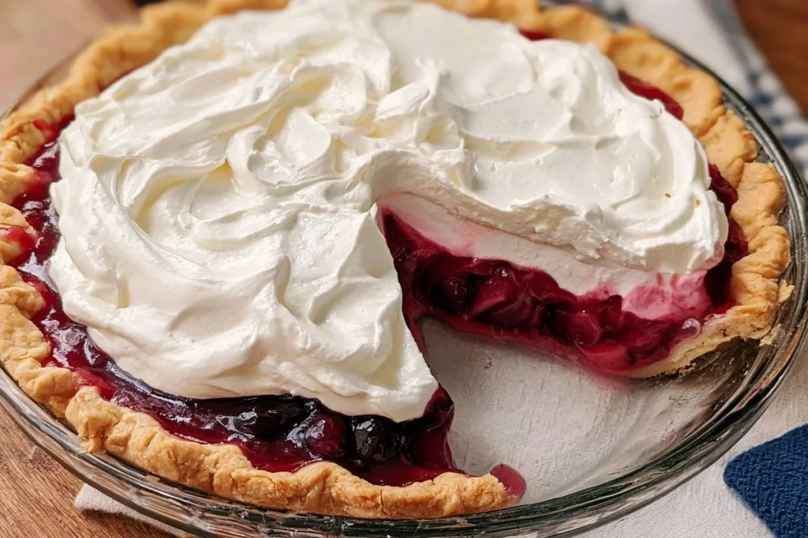 Delicious homemade grape juice pie served on a plate
