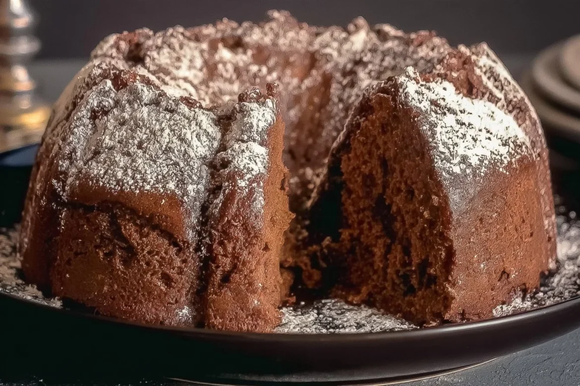 Delicious Chocolate Ricotta Cake with a rich and moist texture.